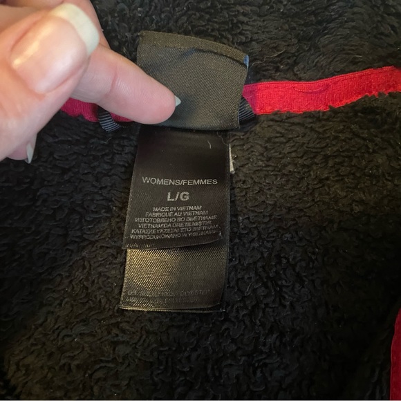 The North Face Fleece Fluffy & Soft Zip Up Jacket Adjustable Waist Front Pockets - Picture 6 of 13